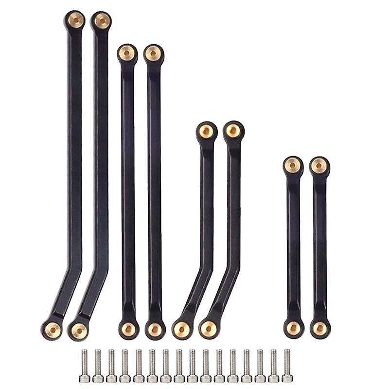8PCS CNC High Clearance Links 4 Link Set,Black