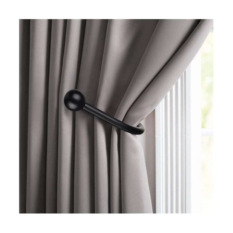 8pcs Curtain Holdback Hooks Wall Mounted Curtain Tieback Hook Decorative Window Curtain Holdbacks Dr