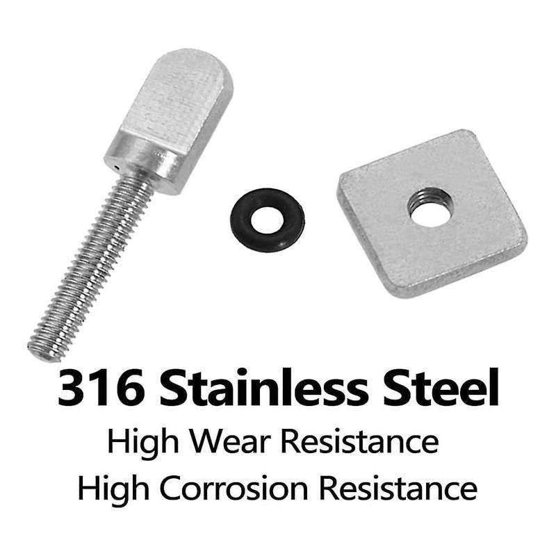 8pcs Fin Screw,surfboard Fin Screw Stainless Steel Thumb Fin Screw Surfing Accessories for Longboar