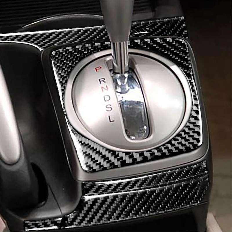 8pcs for 06-11 Carbon Fiber Automatic Gear Shift Cover Trim Set