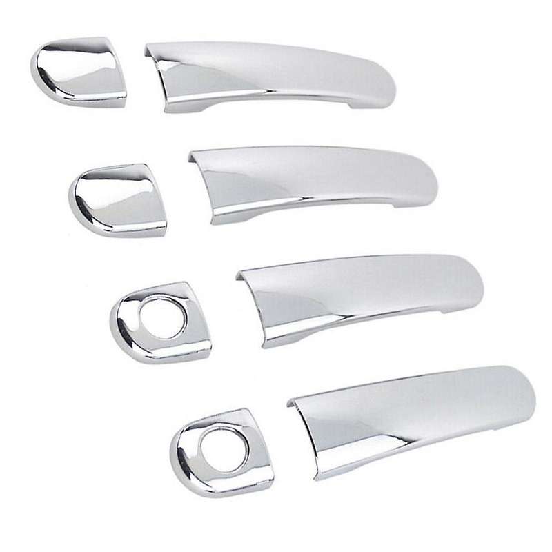 8PCS for Golf 4 MK4/Rabbit A4 1J 1997-2006 Door Handle Cover Trim Chrome Car Door Handle Covers 2 H