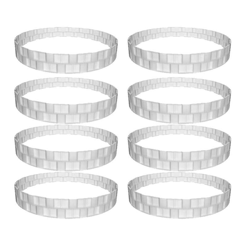 8Pcs for and Other Sweeping Robots Tire Ring Sweeper Anti-Wear Tire Skin Accessories