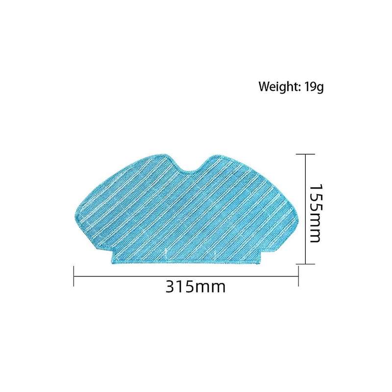 8Pcs for X-Plorer Serie60 RG7447 RG7455WH Scrubbers Mop Cloth Accessories