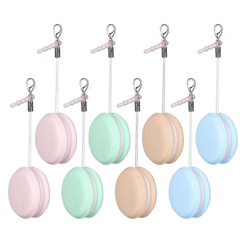8PCS Macaron Mobile Phone Screen Cleaner Wiper Screen Brush Cleaning Brush with Decorative Mobile Ph