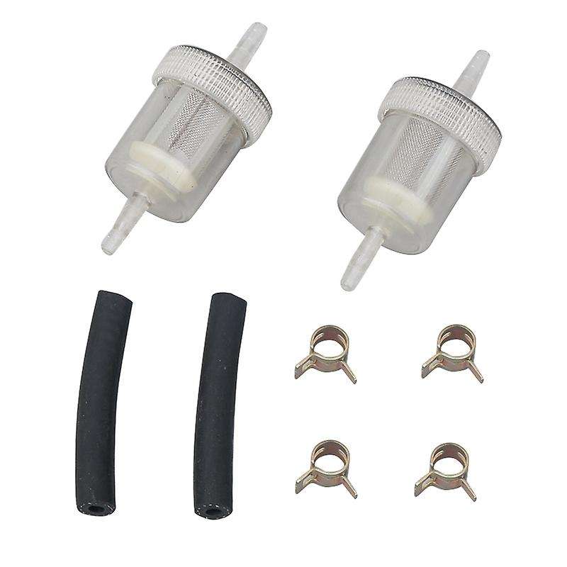 8Pcs Motorcycle Car In-Line Fuel Filter Upgrade Kit for Filter Kit Parking Heater