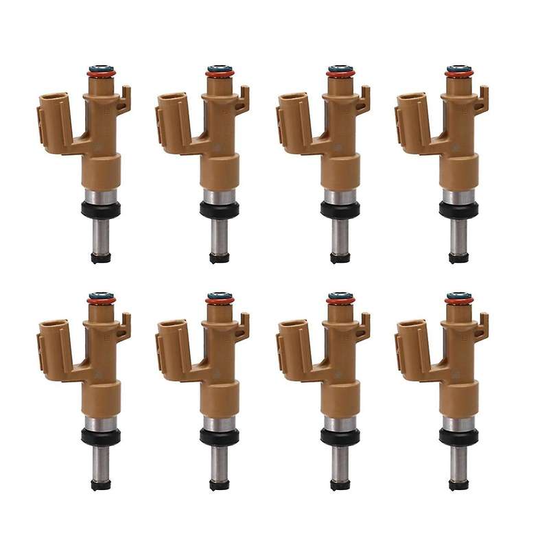 8PCS New Fuel Injector Nozzle 23250-0S020 for Sequoia Land Cruiser GX460 LX570 V8 4.6L 5.7L