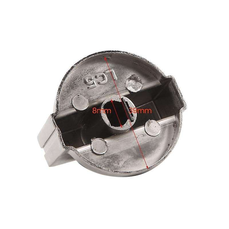 8pcs Metal 8mm Universal Gas Stove Control Knobs Adaptors Switch Cooking Surface Control Locks Gas