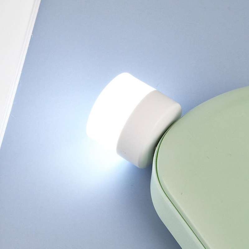 8Pcs Night USB Light Mini LED Bulb, for Bedroom, Bathroom, Nursery, Hallway, Kitchen Lights(Warm Lig