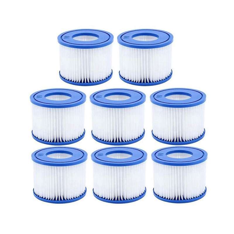 8pcs Pool Filter for Spa Filter Pump Type Vi,hot Tub Filters for Replacement Filter