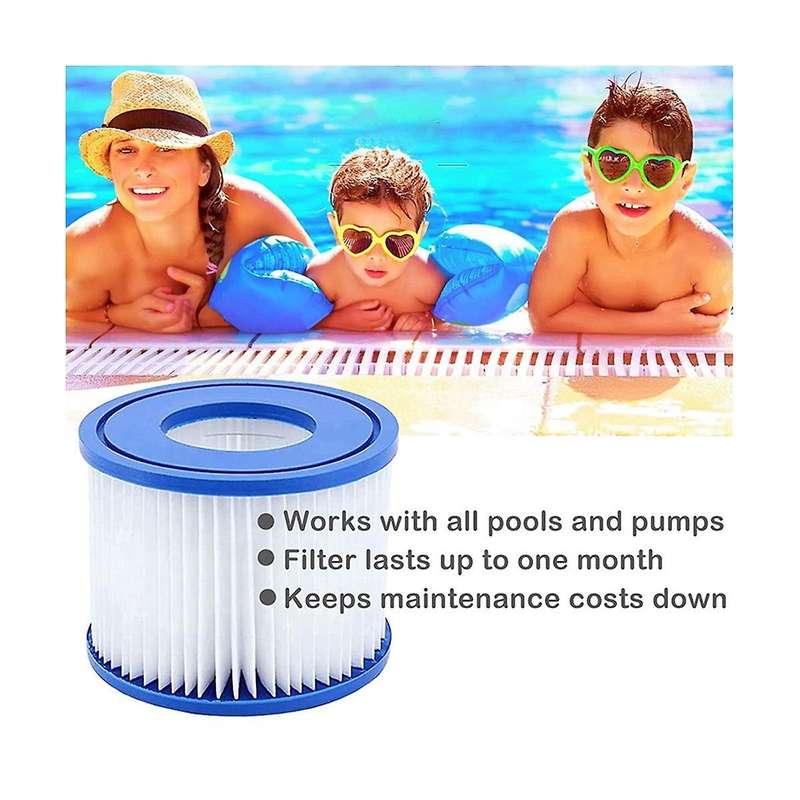 8pcs Pool Filter for Spa Filter Pump Type Vi,hot Tub Filters for Replacement Filter