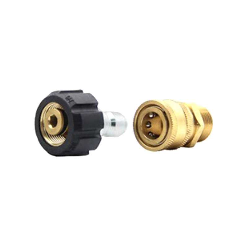 8pcs Pressure Washer Adapter Set, Quick Disconnect Kit, M22 Swivel to 3/8 Inch Quick Connect 3/4 In