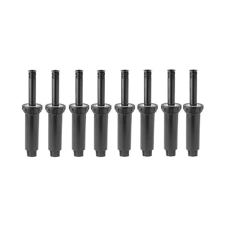 8pcs Professional Pop-up Sprinkler Adjustable Spraying Distance In 3 - 6m for /garden/lawn Sprinkle
