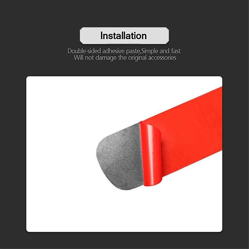 8pcs Red Carbon Fiber Passenger Dashboard Cover Trim for 2006-2011