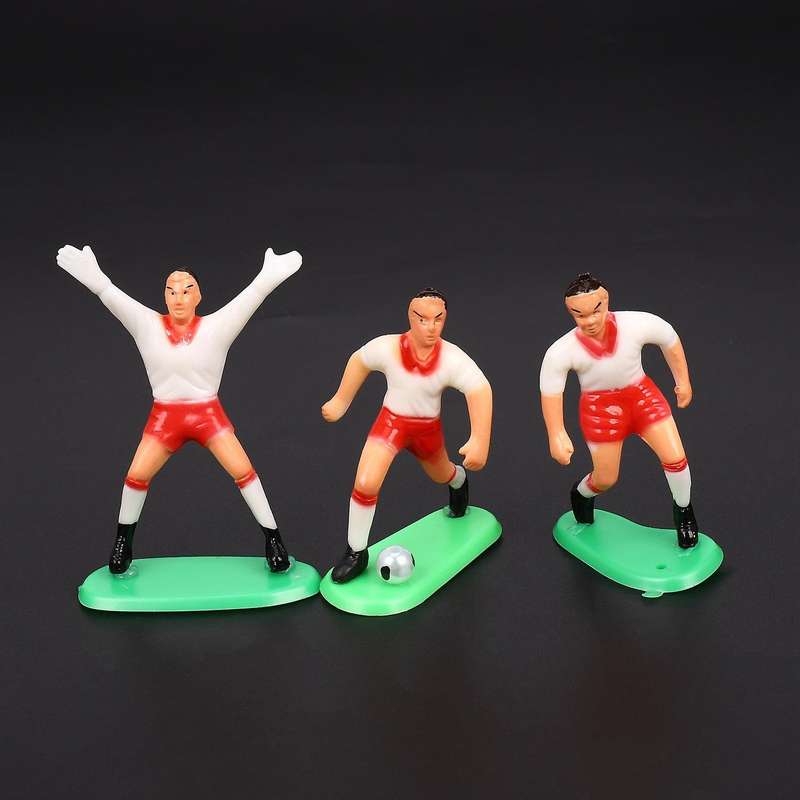 8PCS Soccer Football Cake Topper Player Decoration Tool Birthday Mold Mould Set