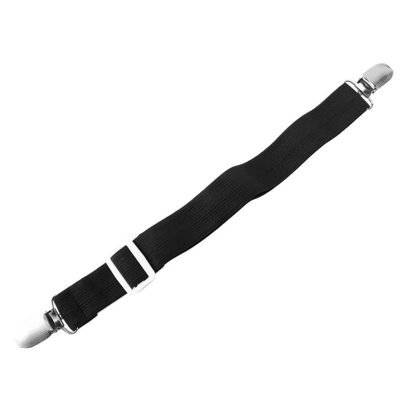 8pcs Sheet Straps Suspenders Band Adjustable Bed Corner Holder Elastic Fasteners Clips Grippers Matt
