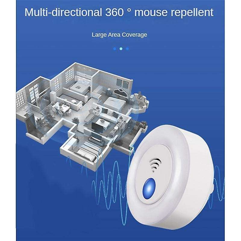 8PCS Ultrasonic Mosquito Repellent Electronic Rat Repeller Can Repel Mice,Mosquitoes,Cockroaches,Fli