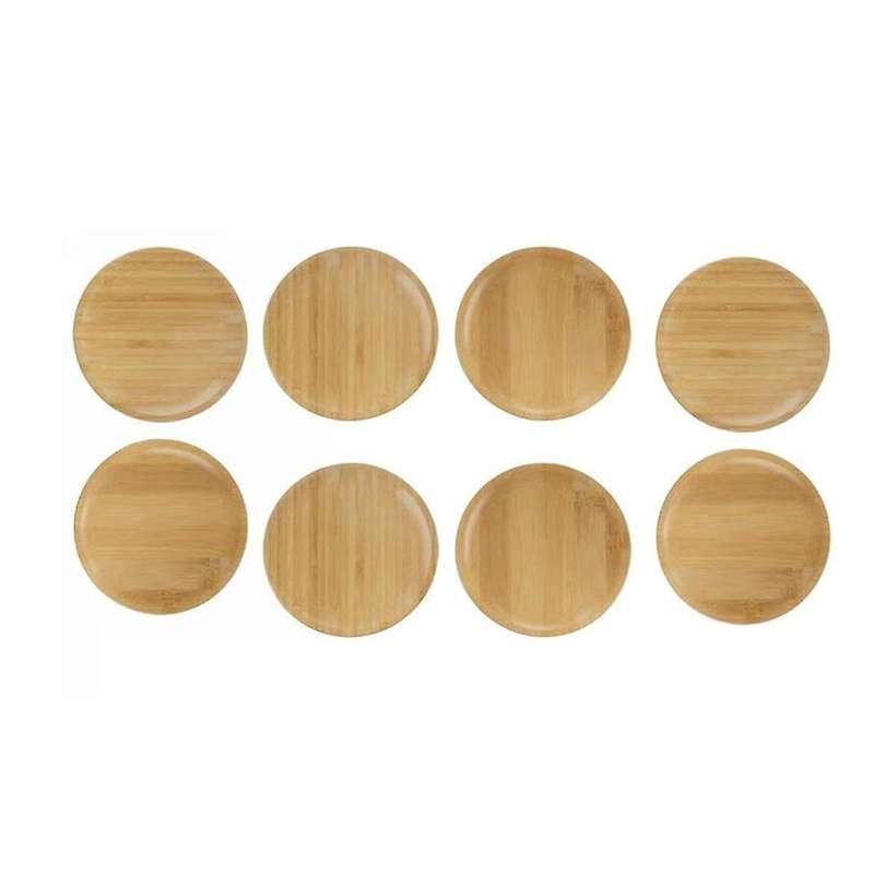 8PCS Wine Glass Charcuterie Topper Wine Glass Charcuterie Board Topper Bamboo Wine Glass Topper Coas