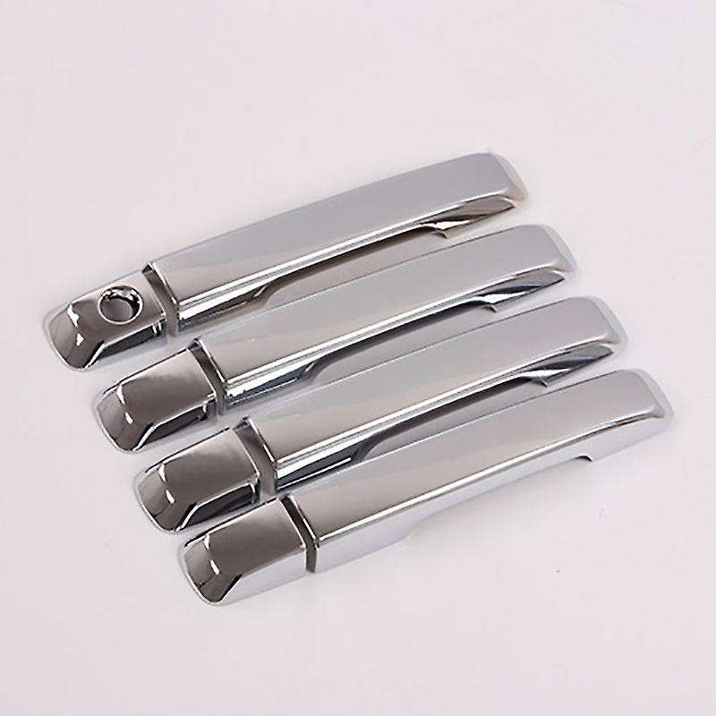 8Pcs/Set Car ABS Chrome Car Door Handles Cover Trims Door Handle Trim for Dmax D-Max 2012-2018