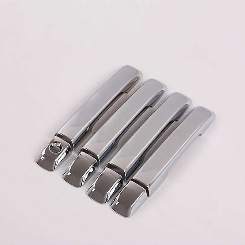 8Pcs/Set Car ABS Chrome Car Door Handles Cover Trims Door Handle Trim for Dmax D-Max 2012-2018