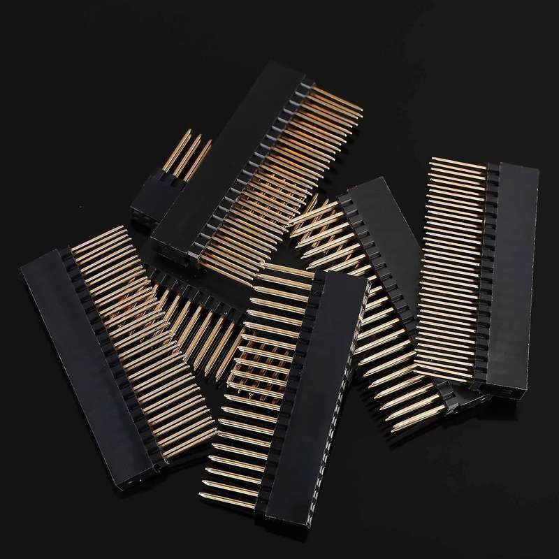 8PCS,2X20(40 Pin) Extra Tall Female 0.1 Inch Pitch Stacking Header for A+/B+/Pi 2/Pi 3 Extra Tall He
