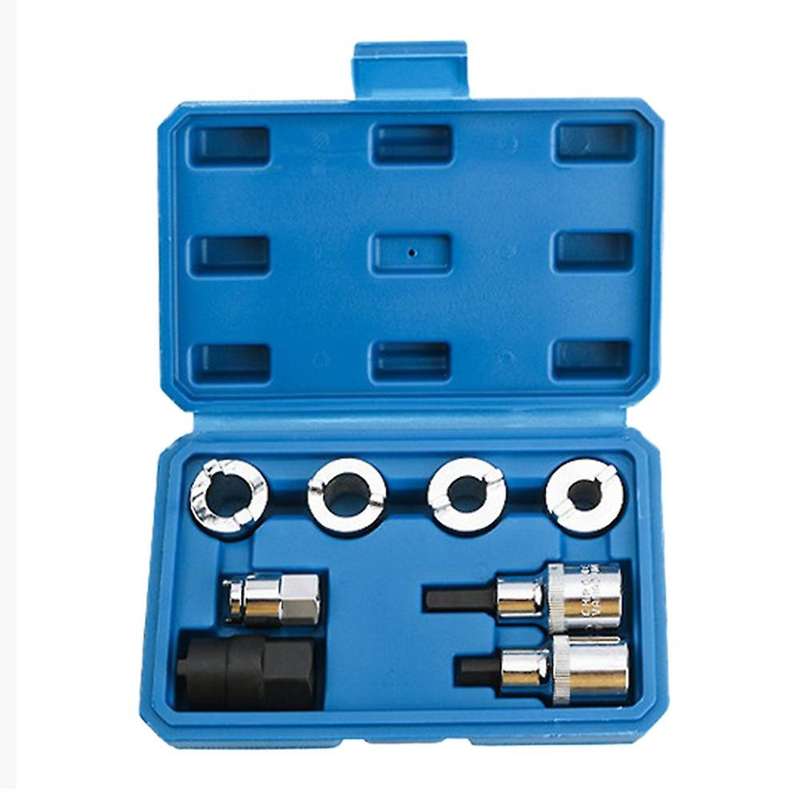 8Pcs/Set Dismantle Tools Suspension Strut Spreader Socket Sleeve Removal Install Kit Damping Screw