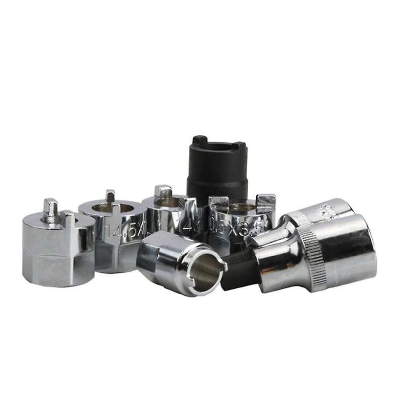 8Pcs/Set Dismantle Tools Suspension Strut Spreader Socket Sleeve Removal Install Kit Damping Screw