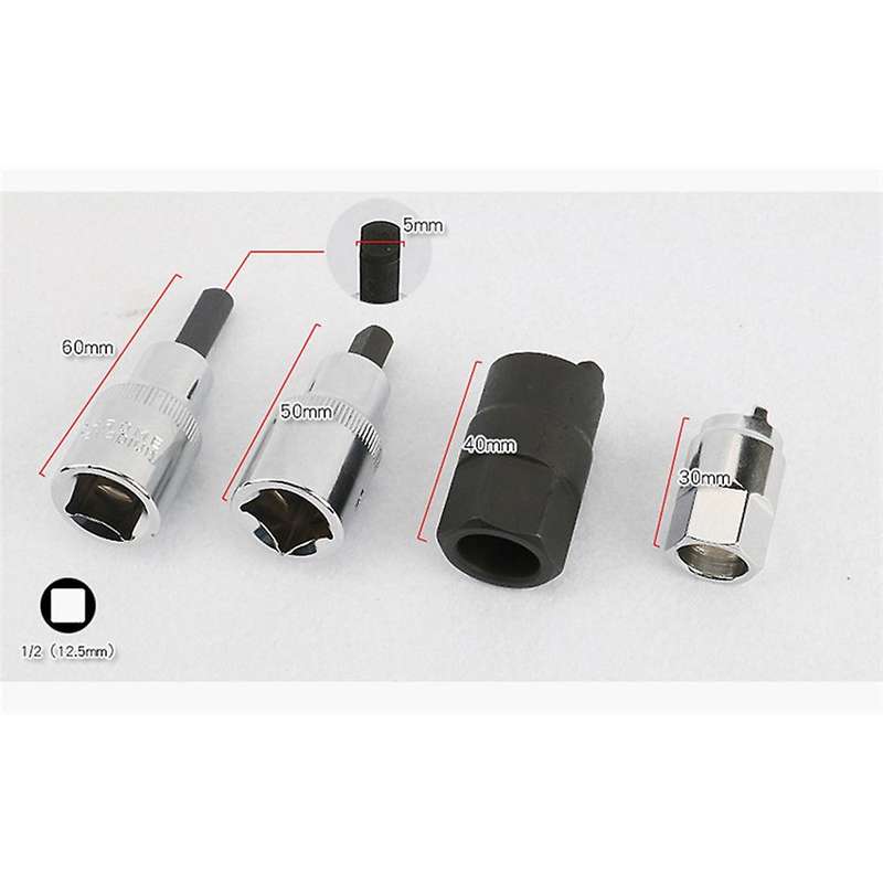 8Pcs/Set Dismantle Tools Suspension Strut Spreader Socket Sleeve Removal Install Kit Damping Screw