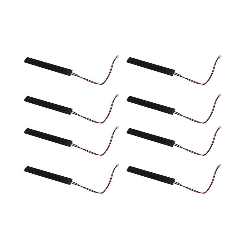 8pcs/set Foot Sensing Strip Sensor Bar for Dancing Machine Accessories with Black Rubber Protector