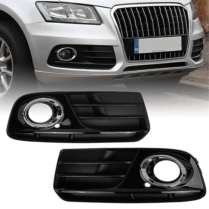 8r0807681m 8r0807682j Front Bumper Lower Mesh Grille Front Bar Fog Lamp Cover Automotive for Q5 2013