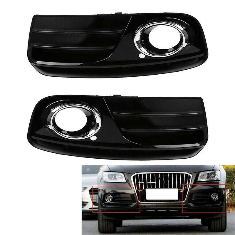 8r0807681m 8r0807682j Front Bumper Lower Mesh Grille Front Bar Fog Lamp Cover Automotive for Q5 2013