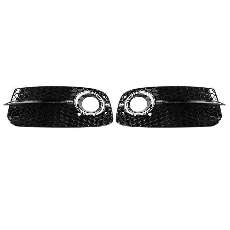 8r0807681m 8r0807682j Front Bumper Lower Mesh Grille Front Bar Fog Lamp Cover Automotive for Q5 2013