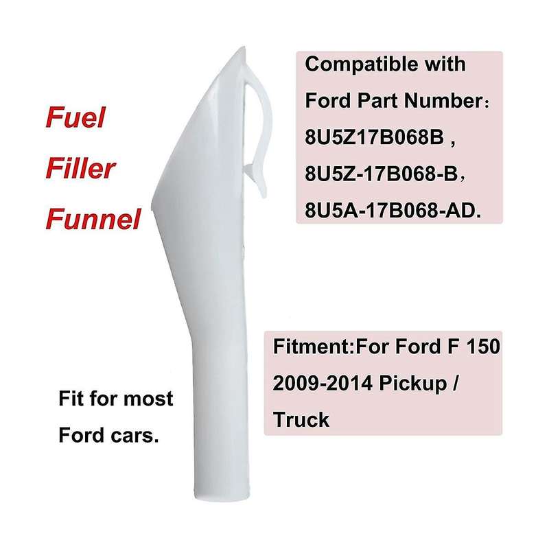 8u5a-17b068-ad Fuel Filler Funnel for Focus Mercury , Fuel Tank Filler Neck Sleeve - 2 Pack