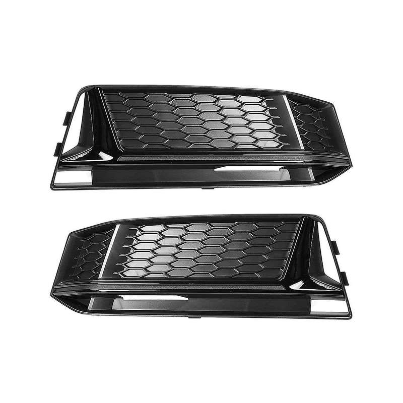 8w0807681k 8w0807682k Fog Light Grille Fog Light Frame Bumper Honeycomb Lower Grid Grille Car for A4