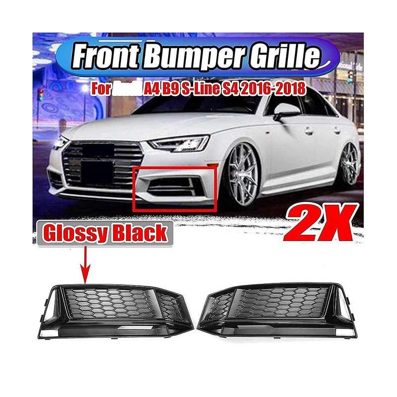 8w0807681k 8w0807682k Fog Light Grille Fog Light Frame Bumper Honeycomb Lower Grid Grille Auto for A