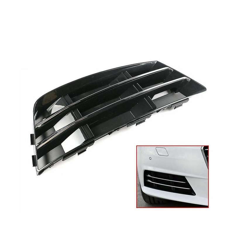 8w0807681r 8w0807682r Front Bar Lower Center Grille Chrome Fog Light Grille Cover Auto for A4 B9 20