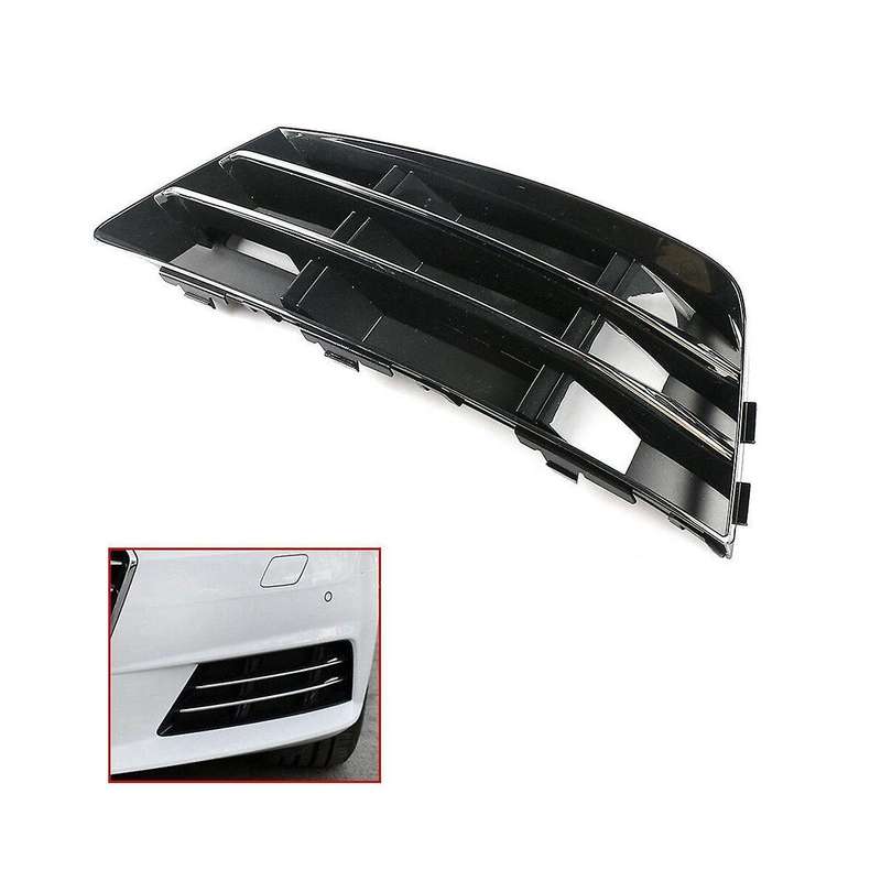 8w0807681r 8w0807682r Front Bar Lower Center Grille Chrome Fog Light Grille Cover Auto for A4 B9 20