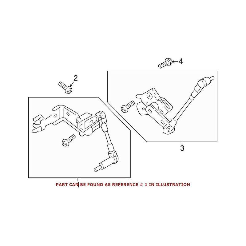 8w0941310c Body Height Sensor Rear Right for A4 A5 Rs5 S4 S5 2016-2023 Headlight Level Bracket 4m0