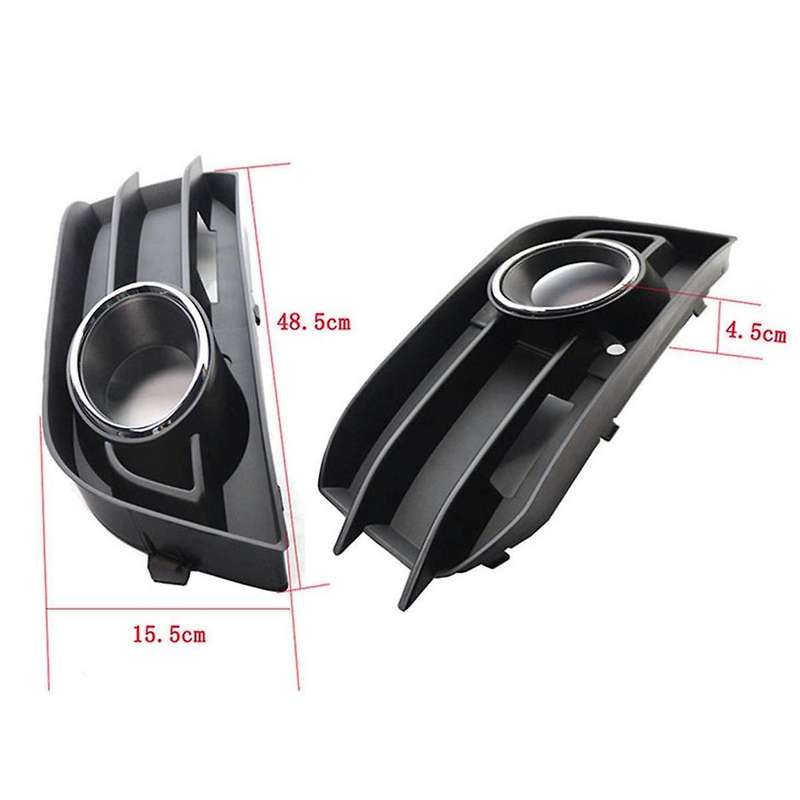 8x0807681a 8x0807682a Front Bumper Fog Lamp Grille Fog Lamp Bezel Automotive for A1 2011-2014