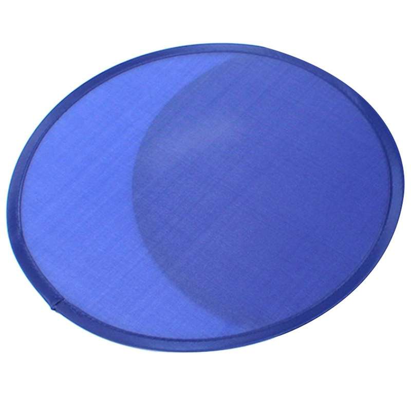 8x Foldable Round Fan-blue