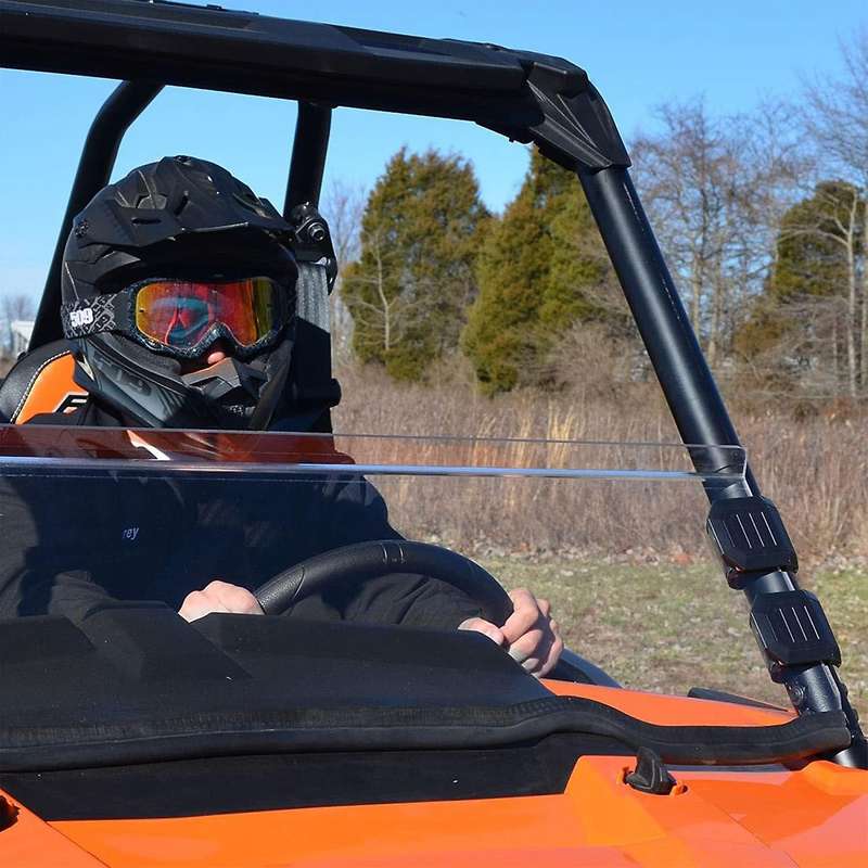 8X UTV Windshield Window HD Clamp Universal for X3 1000 Commander for Pioneer for RZR