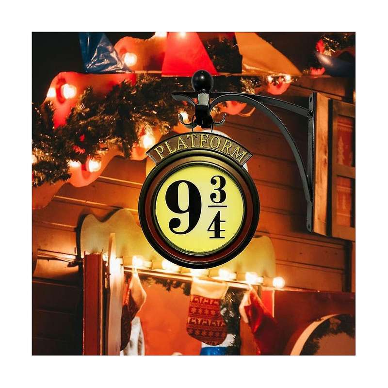 9 3/4 Night Light Wall Hanging Lamp Home Garage 9 3/4 Sign Light Fan Lovers Gift