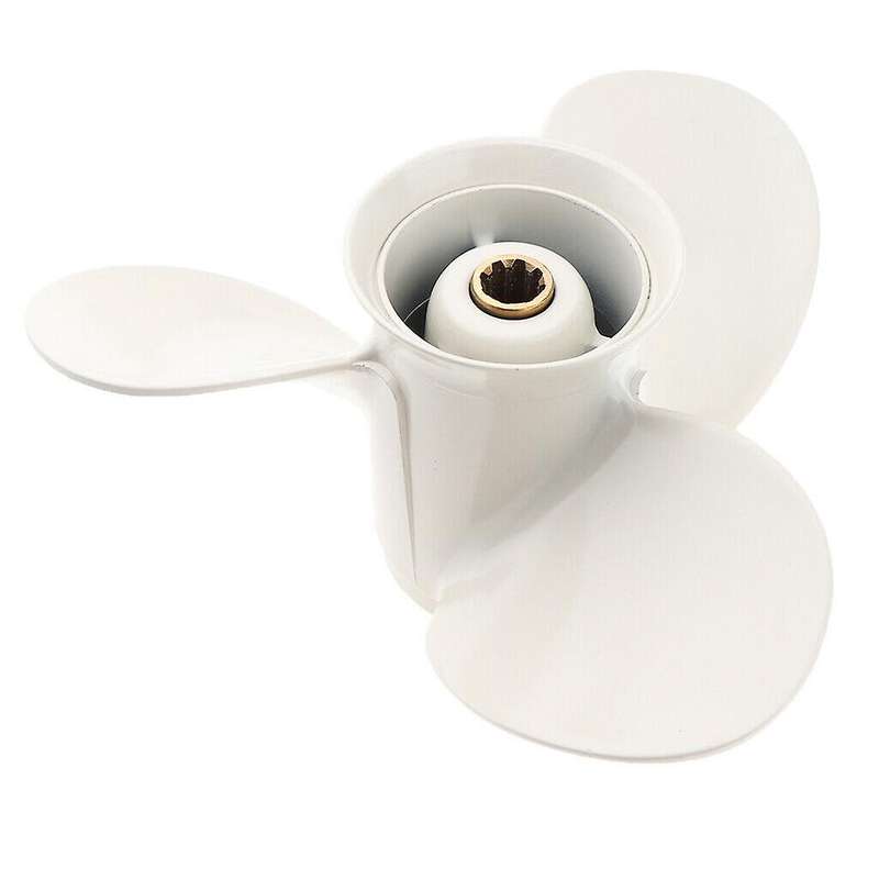 9 1/4 X 10-j1 Aluminum Alloy 3 Blade Outboard Motor Propeller for 9.9-15