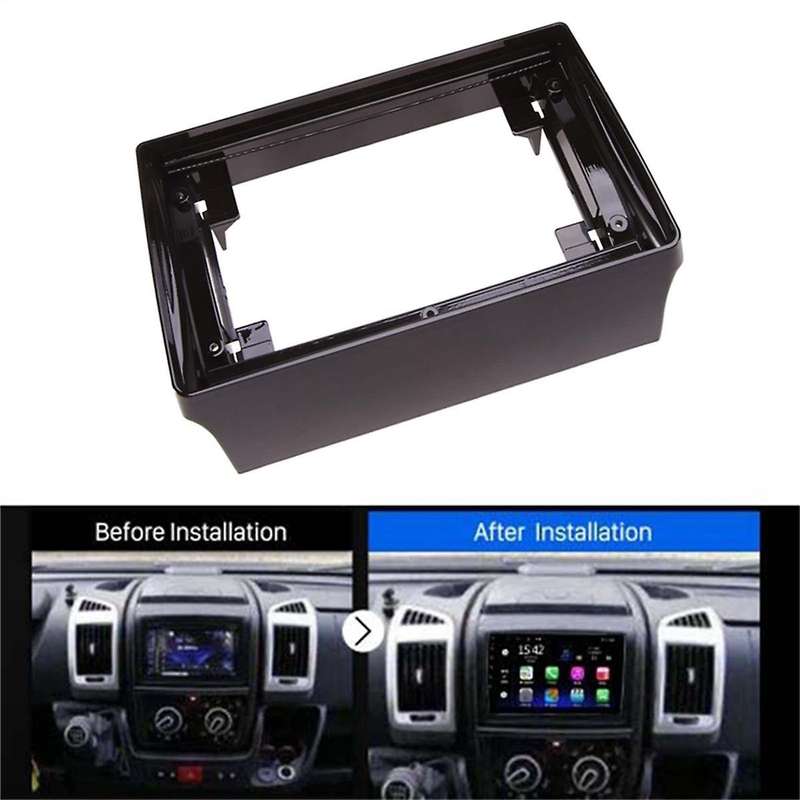 9 Inch Car Fascia Radio Panel for Jumper, Relay / Boxer / Ducato 2011+ Dash Kit Facia Console Plate