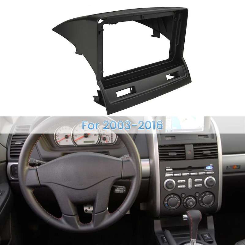 9 Inch Car Fascia Radio Panel for Galant 2003-2016 Dash Kit Install Facia Console Bezel