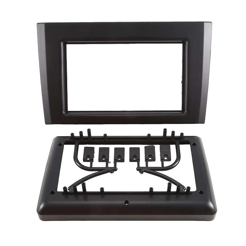 9 Inch Car Fascia Radio Panel for XC90 2002-2014 Dash Kit Install Facia Console Bezel Plate