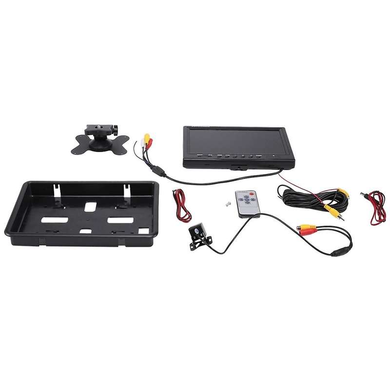 9 Inch Car Lcd Monitor Hd -compatible Vga/av Tv Dvd Player Camera Rear View Headrest Monitor Parking