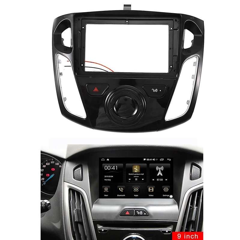 9 Inch Car Radio Fascia Dash Kit for Focus 3 2012-2017 Stereo DVD Player Refitting Frame