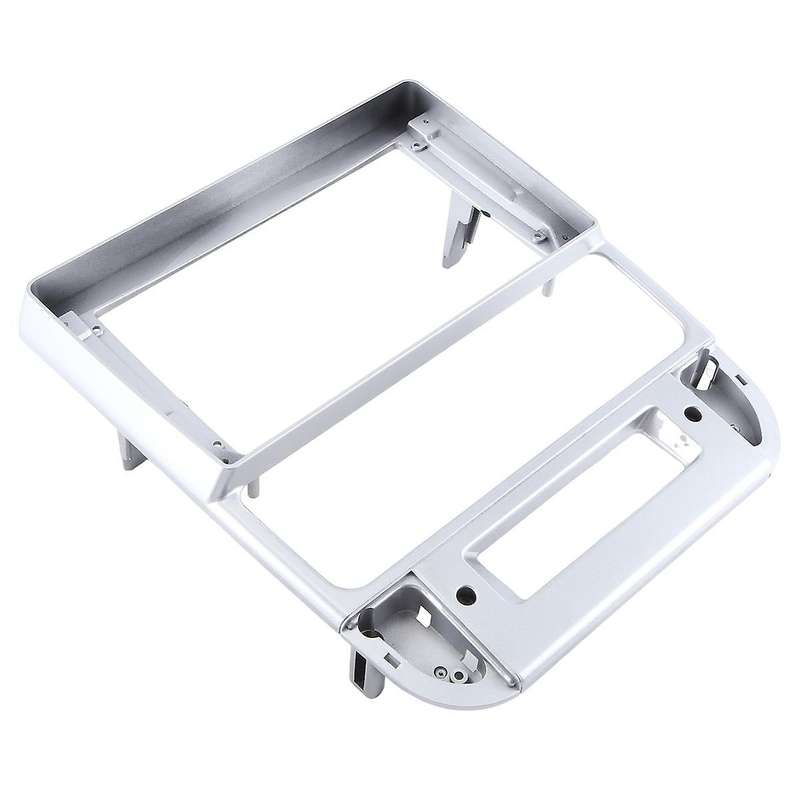 9 Inch Car Radio Fascia for 406 1999-2004 Install Facia Console Bezel Adapter Plate Trim Cover(silv
