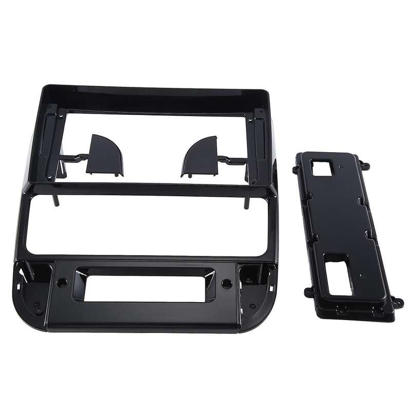 9 Inch Car Radio Fascia for 406 1999-2004 Install Facia Console Bezel Adapter Plate Trim Cover(blac