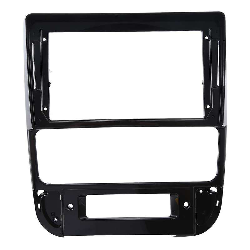9 Inch Car Radio Fascia for 406 1999-2004 Install Facia Console Bezel Adapter Plate Trim Cover(blac